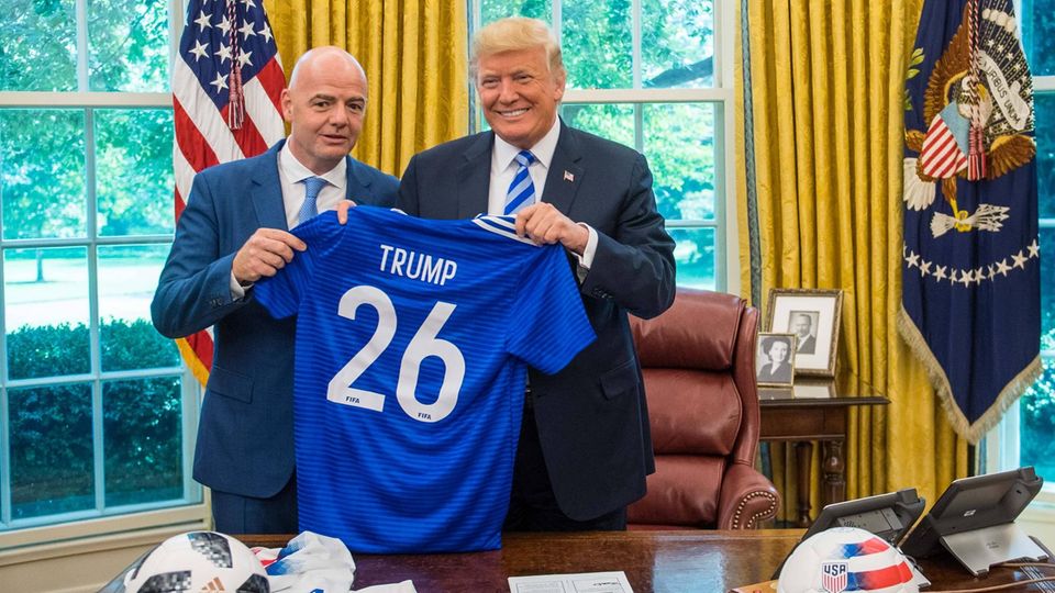 Friendship with Trump could be embarrassing for FIFA boss Infantino