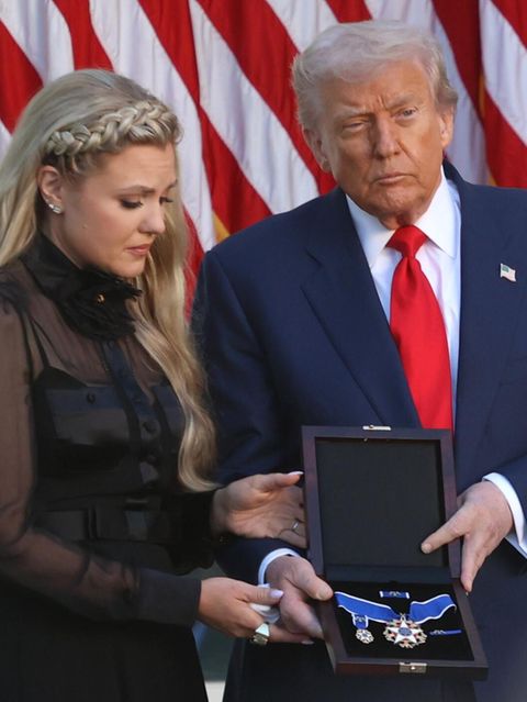 US-Präsident Donald Trump präsentiert die "Medal of Honor" für den ermordeten Charlie Kirk
