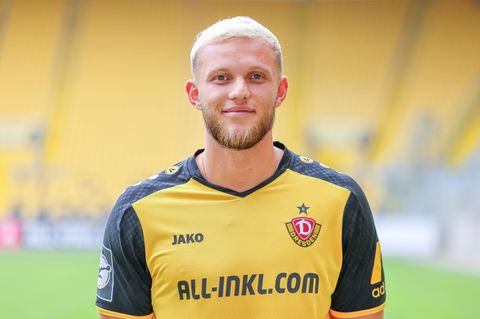 Neu beim TSV Havelse: Tom Berger, hier im Trikot von Dynamo Dresden (Archivbild) Foto: Jan Woitas/dpa