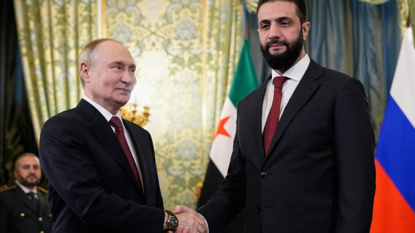 Putin empfängt al-Scharaa in Moskau