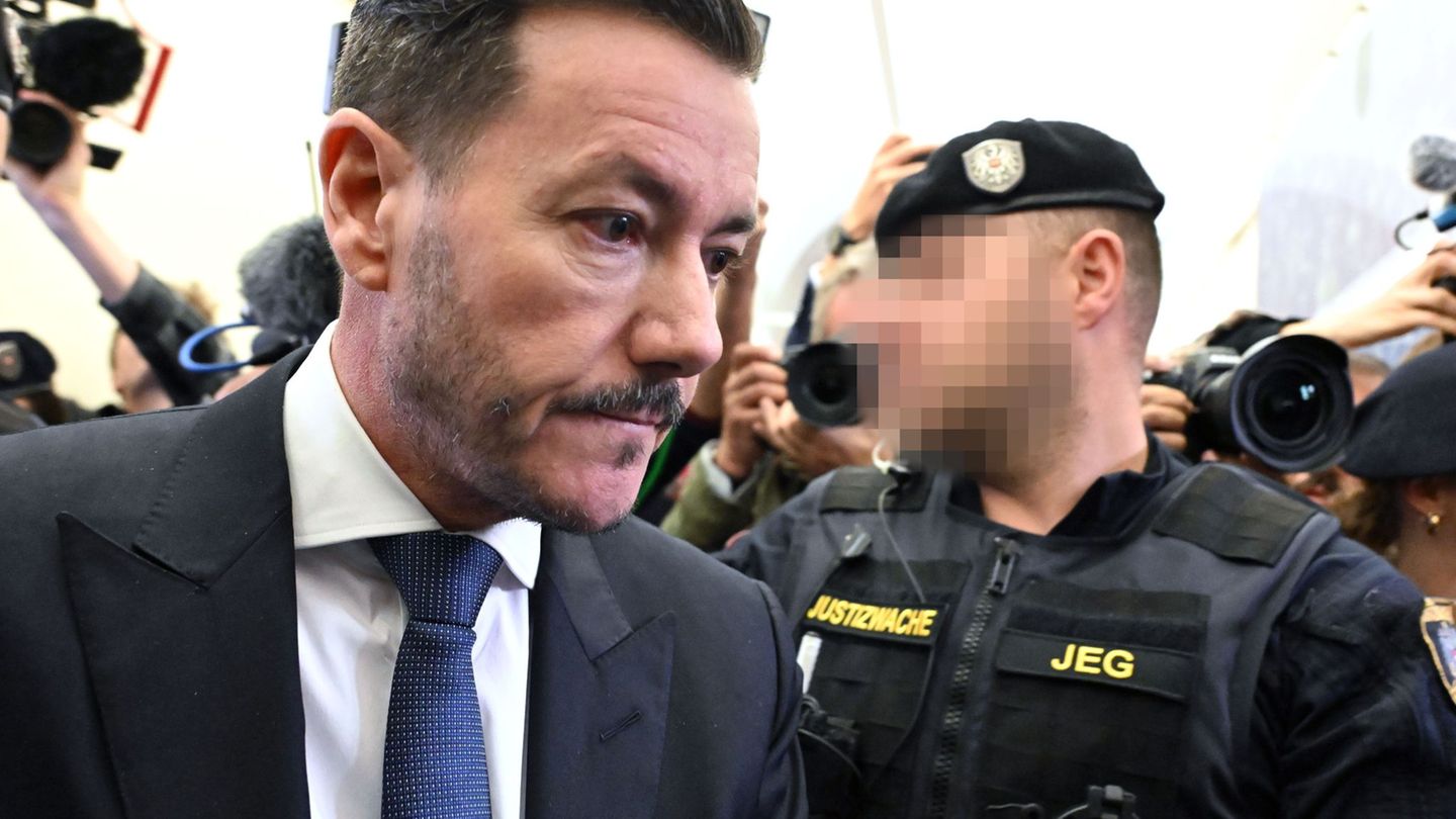 Der Investor René Benko ist wegen Gläubiger-Schädigung zu zwei Jahren Haft verurteilt worden Foto: Barbara Gindl/APA/dpa