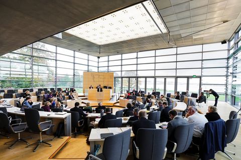 Der Landtag in Schleswig-Holstein hat sich mit der AfD auseinandergesetzt. Foto: Frank Molter/dpa