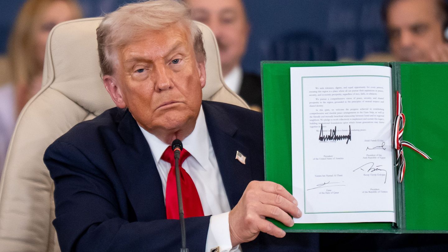 US-Präsident Trump zeigt ein gewisses Verständnis dafür, dass die Hamas im Gazastreifen Gegner hinrichtet. (Archivbild) Foto: Mi