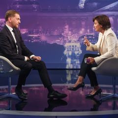 Michael Kretzschmer beim Talk mit Sandra Maischberger