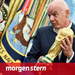 US-Präsident Donald Trump und Fifa-Chef Gianni Infantino im Oval Office