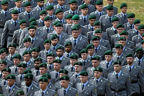 Bundeswehr-Rekruten im September in Düsseldorf