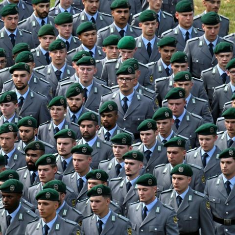Bundeswehr-Rekruten im September in Düsseldorf