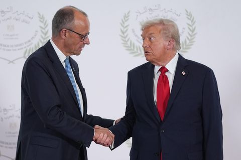 Bundeskanzler Friedrich Merz und US-Präsident Donald Trump