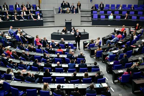 Plenum des Bundestags