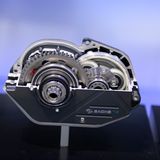 Ein zur Anschauung aufgeschnittener E-Motor