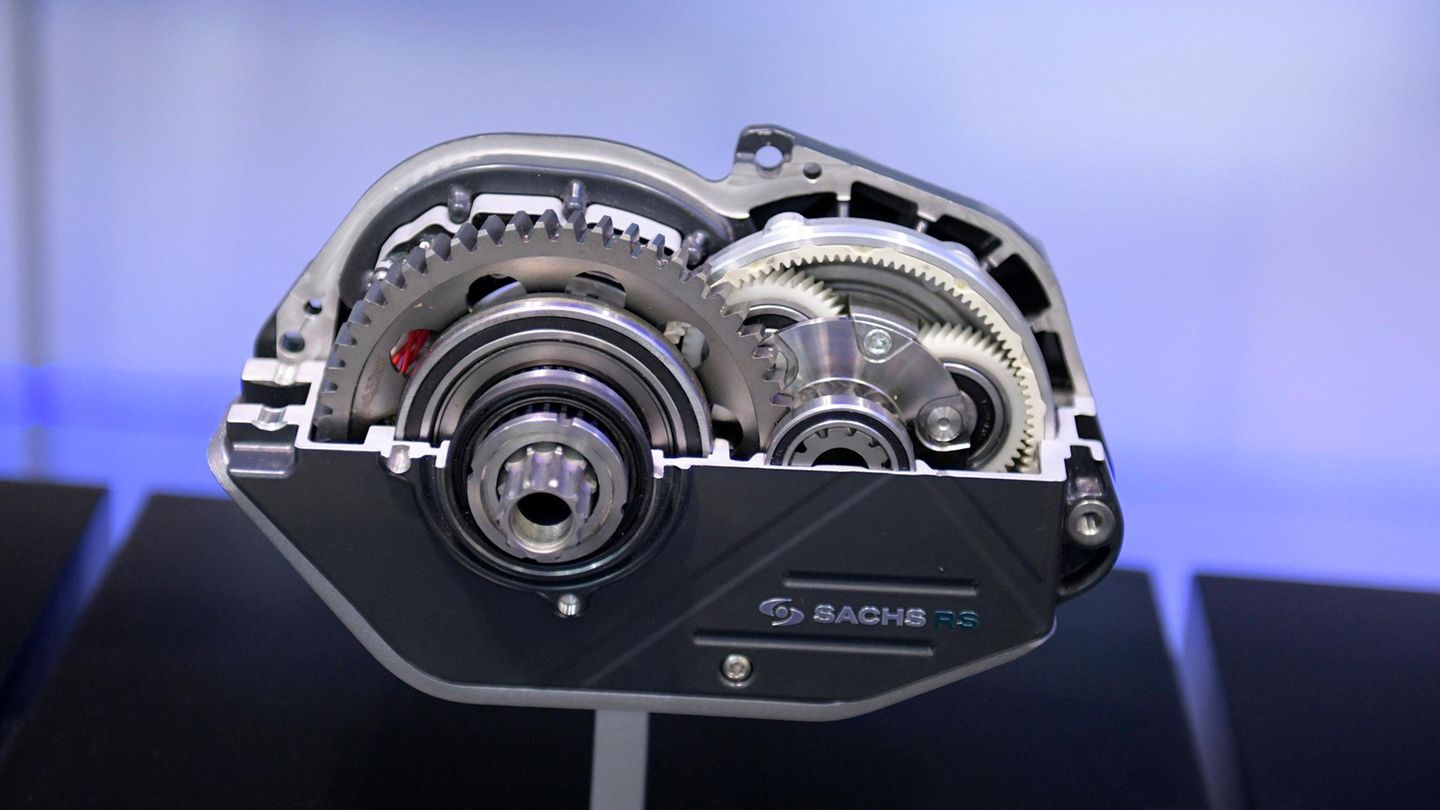 Ein zur Anschauung aufgeschnittener E-Motor