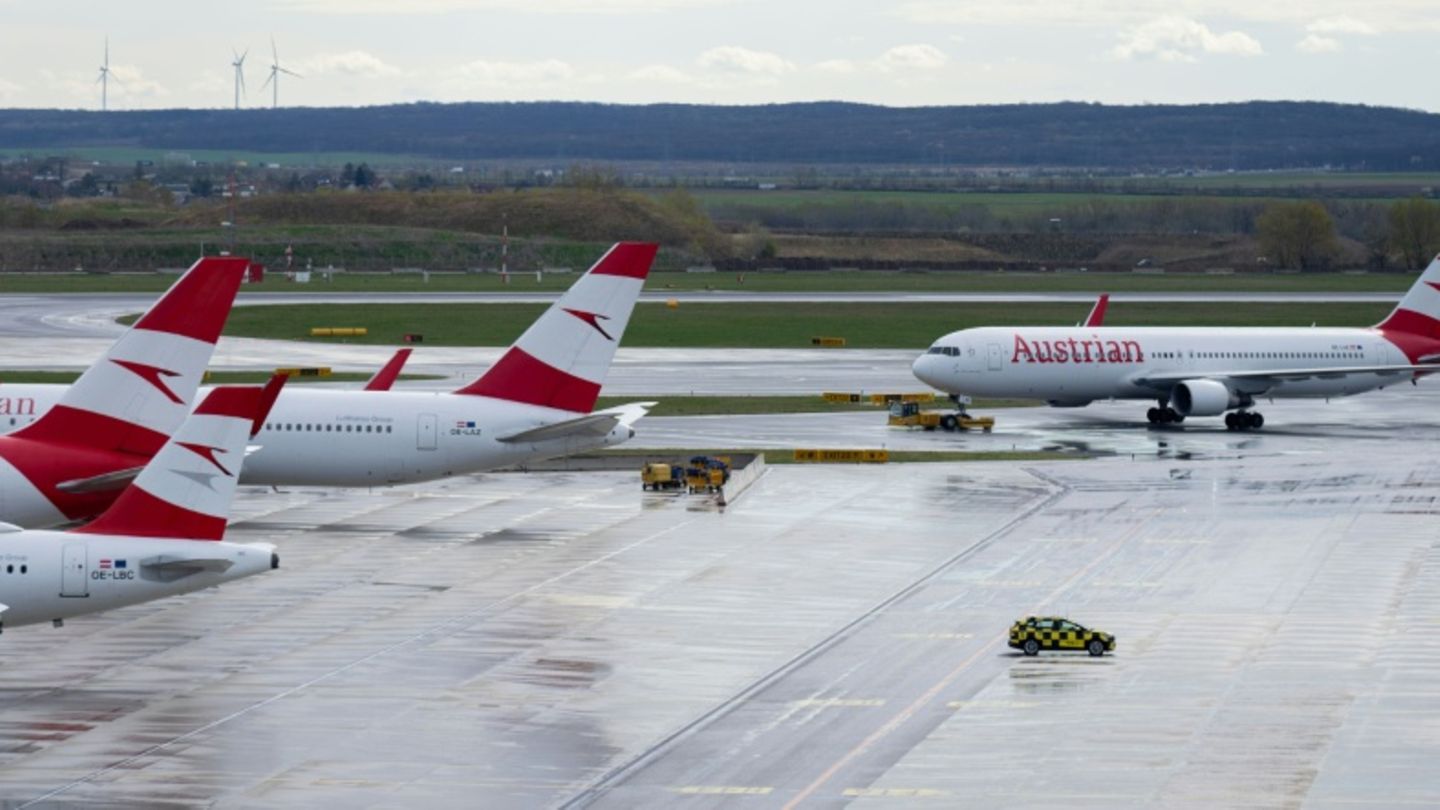 Flugzeuge von Austrian in Wien