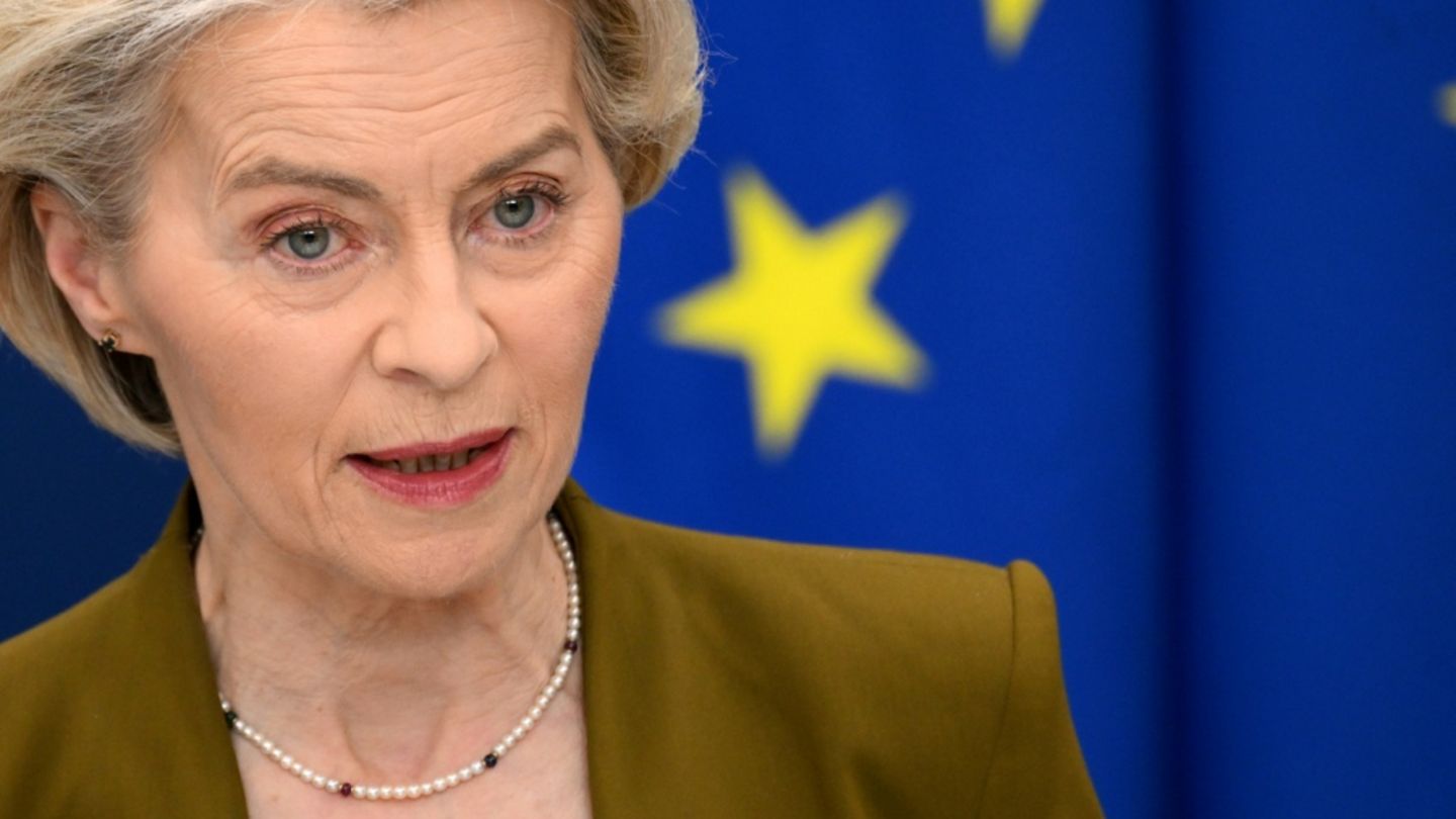 Ursula von der Leyen am Donnerstag in Brüssel