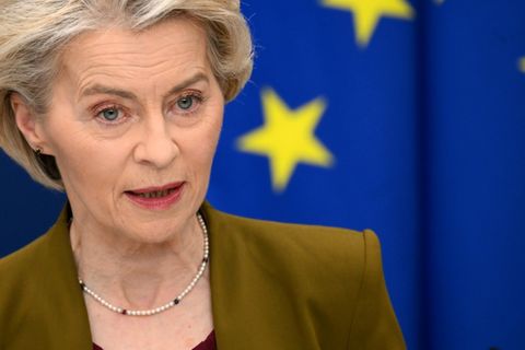 Ursula von der Leyen am Donnerstag in Brüssel