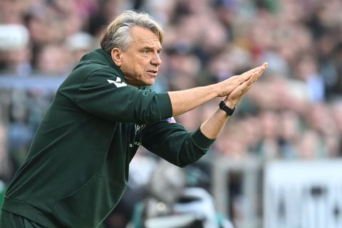 Trainer Horst Steffen und Werder Bremen spielen am Samstag beim 1. FC Heidenheim. Foto: Carmen Jaspersen/dpa