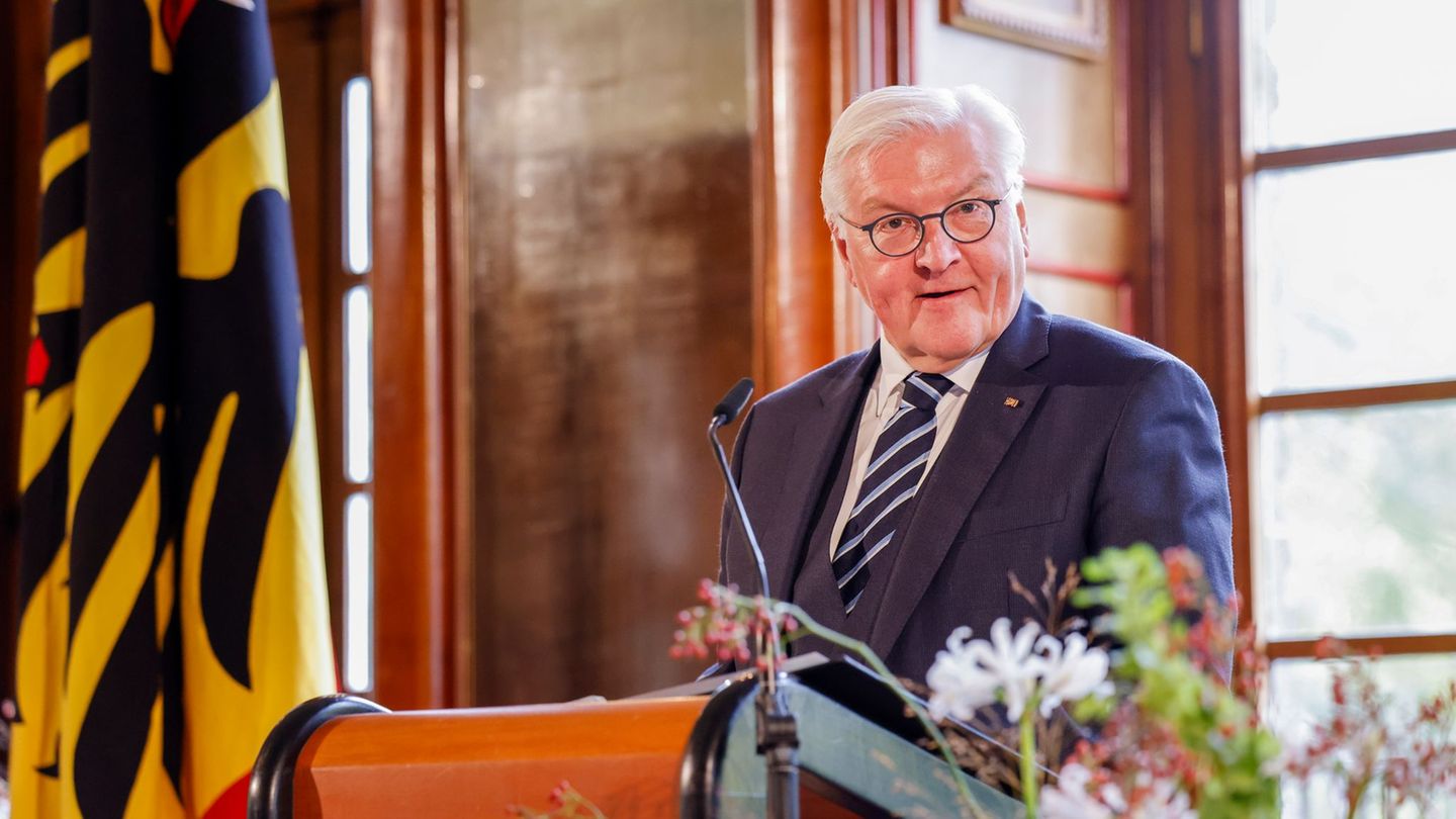 Steinmeier zeichnete engagierte Bürgerinnen und Bürger aus. Foto: Thomas Banneyer/dpa