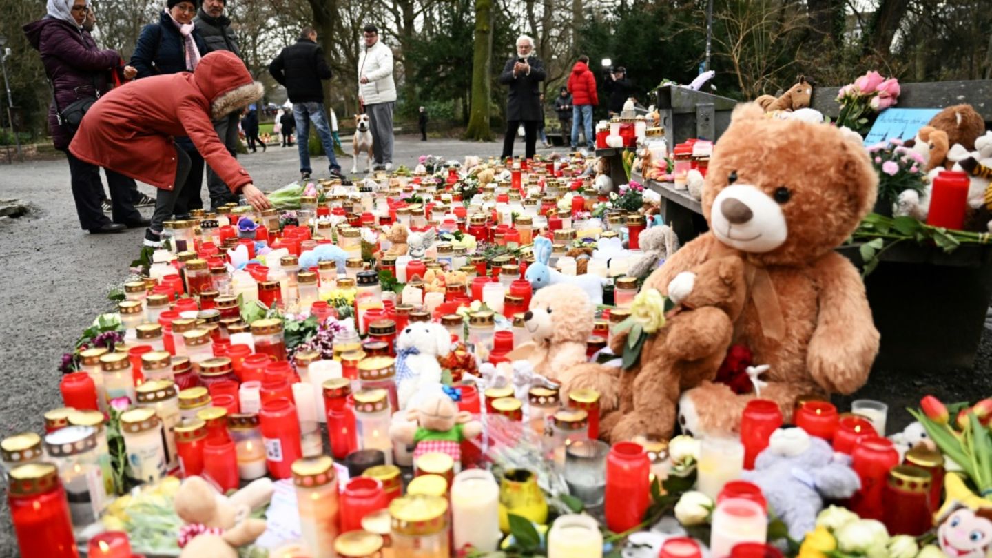 Trauer um Opfer in Aschaffenburg