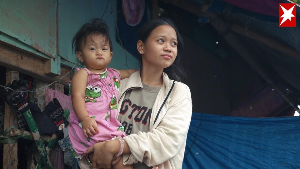 Philippinen: "Wenn ich weggeschwemmt werde, halte ich wenigstens meine Kinder fest umarmt"