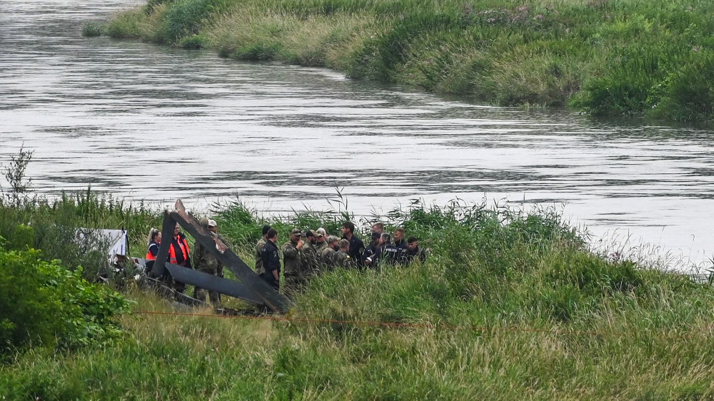 Die Suche nach der Ursache des Absturzes dauert an. (Archivbild) Foto: Heiko Rebsch/dpa