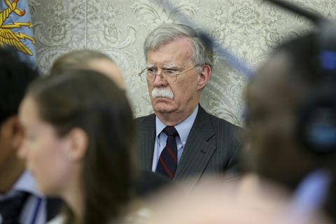 John Bolton 2018 im Oval Office in Washington