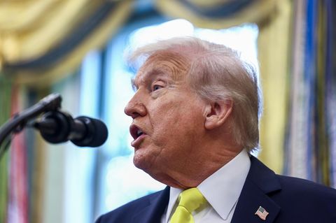 Donald Trump ärgert sich über das brutale Vorgehen der Hamas im Gazastreifen