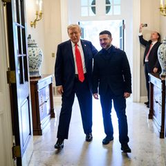 Trump und Selenskyj im Weißen Haus, August 2025