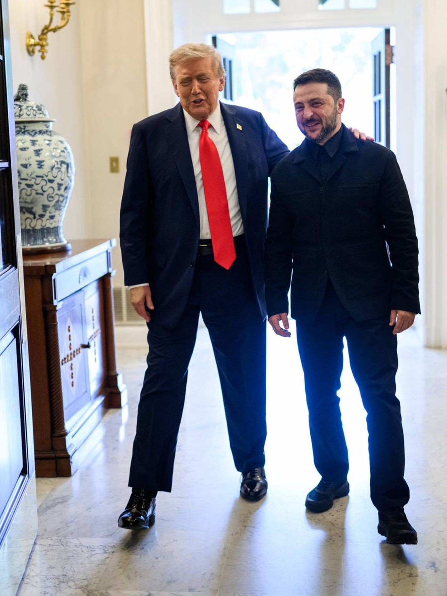 Trump und Selenskyj im Weißen Haus, August 2025