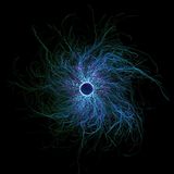 Aus iPSC gewonnene sensorische Neuronen, markiert zur Darstellung von Tubulin und Aktin – Fotografie