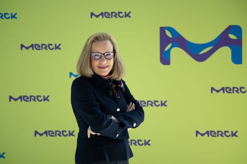 Macht einen Deal mit Donald Trump: Merck-Chefin Belén Garijo. (Archivbild) Foto: Arne Dedert/dpa