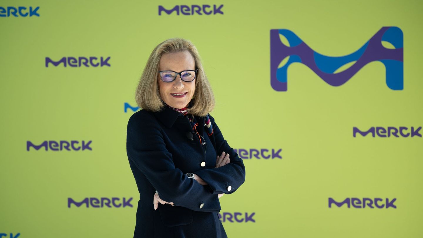Macht einen Deal mit Donald Trump: Merck-Chefin Belén Garijo. (Archivbild) Foto: Arne Dedert/dpa