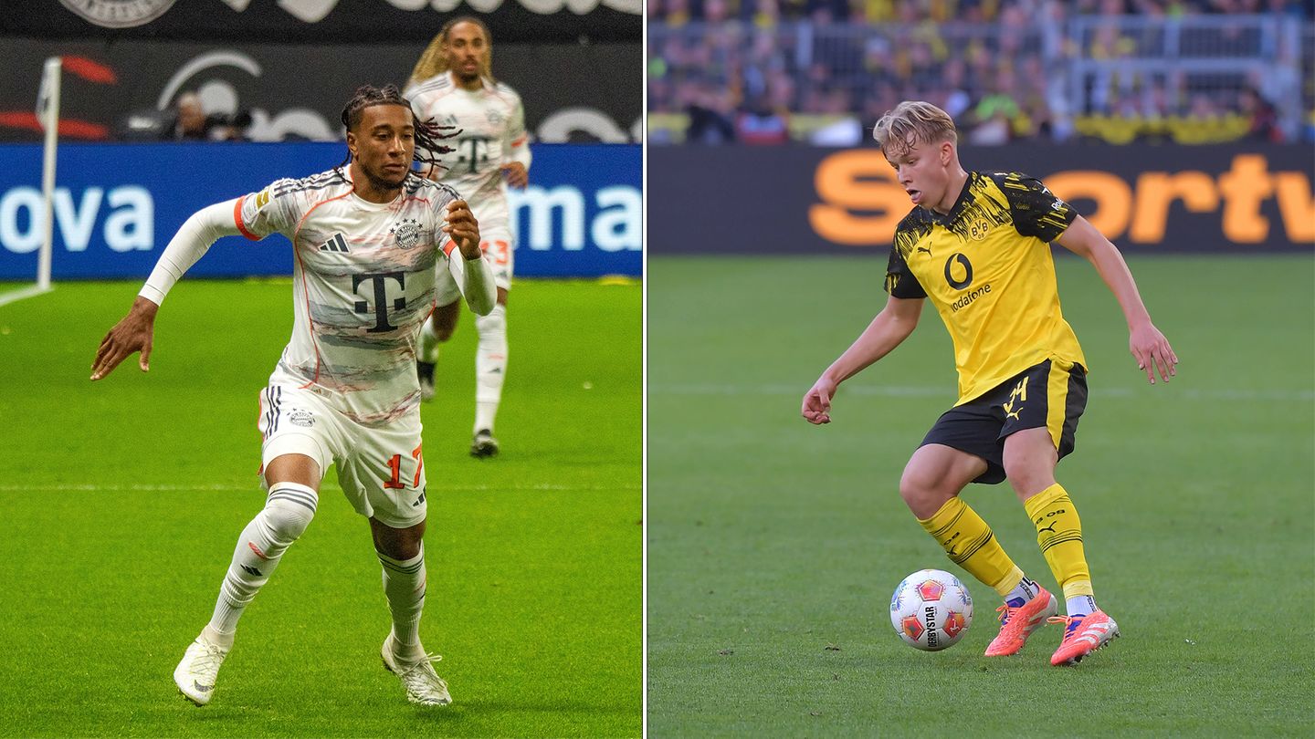 Michael Olise vs. Daniel Svensson Bayern-Rechtsaußen Michael Olise (l.) zu stoppen, wird die Aufgabe von Daniel Svensson sein. Der schwedische Außenbahnspieler hat sich als Glücksgriff für den BVB erwiesen, seit er im vergangenen Winter zunächst auf Leihbasis nach Dortmund wechselte. Er ist aktuell Stammspieler. Vermutlich gilt auch in diesem Duell: Gänzlich ausschalten wird Svensson den schnellen Olise nicht, der bislang auf fünf Saisontore kommt