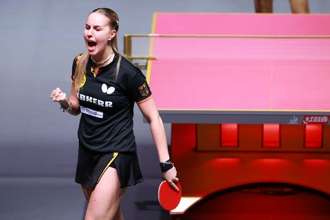 Im EM-Halbfinale: Annett Kaufmann und das deutsche Tischtennis-Team eilen bei der EM in Zadar von Sieg zu Sieg. Foto: Liu Xu/Xin