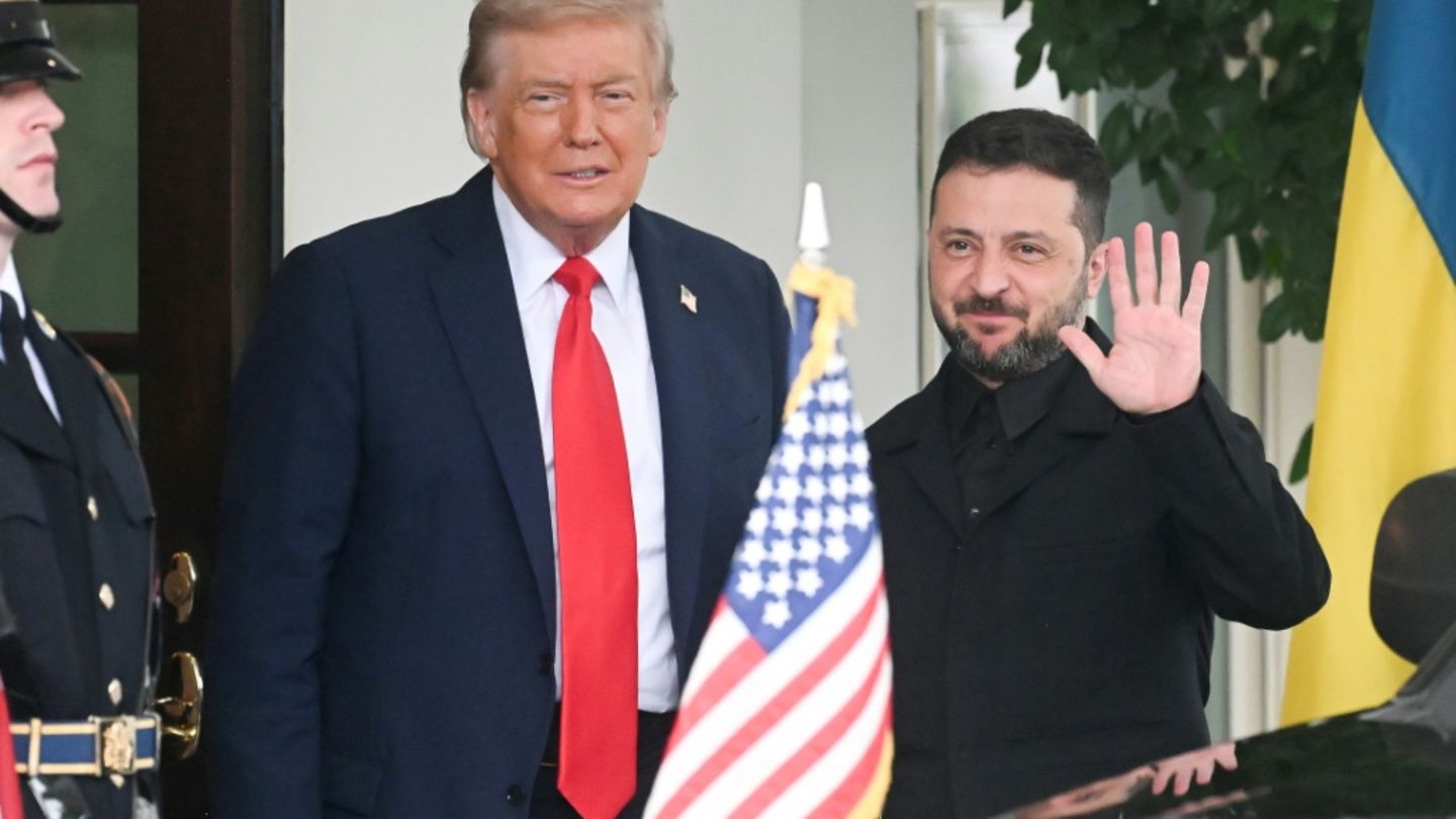 Trump und Selenskyj in Washington im August