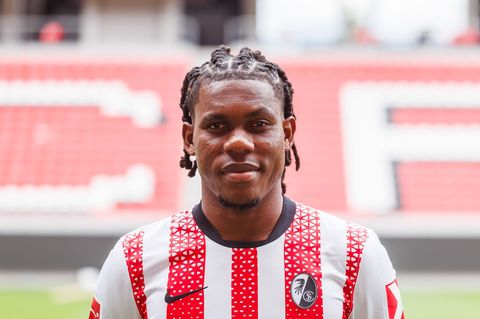 Spielte krankheitsbedingt bislang nur 30 Minuten für Freiburg in der Bundesliga: Cyriaque Irié. (Archivbild) Foto: Philipp von D