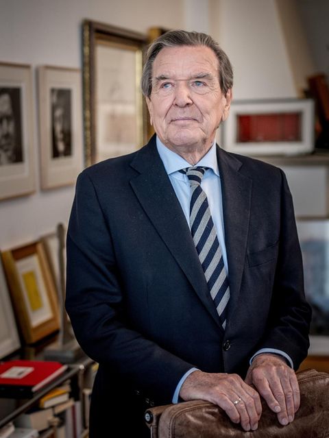 Gerhard Schröder, 2024 in seiner Kanzlei