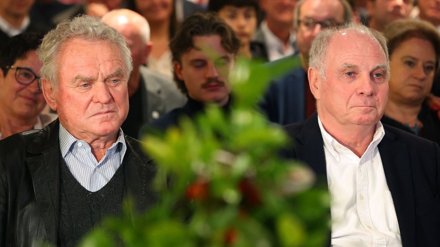 Sepp Maier (l) und Uli Hoeneß können auf eine lange gemeinsame Vergangenheit zurückblicken. Foto: Karl-Josef Hildenbrand/dpa