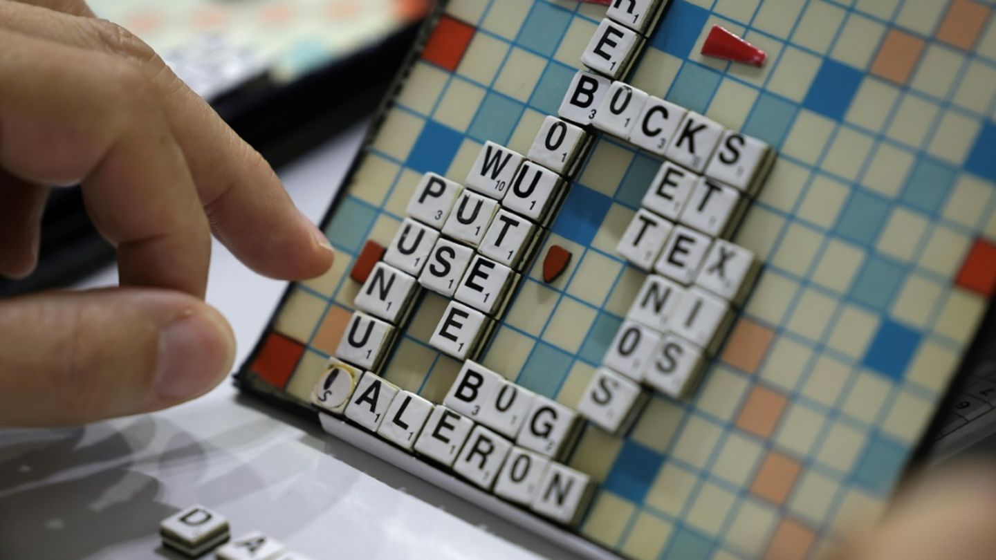 Buchstaben eines Wortspiels