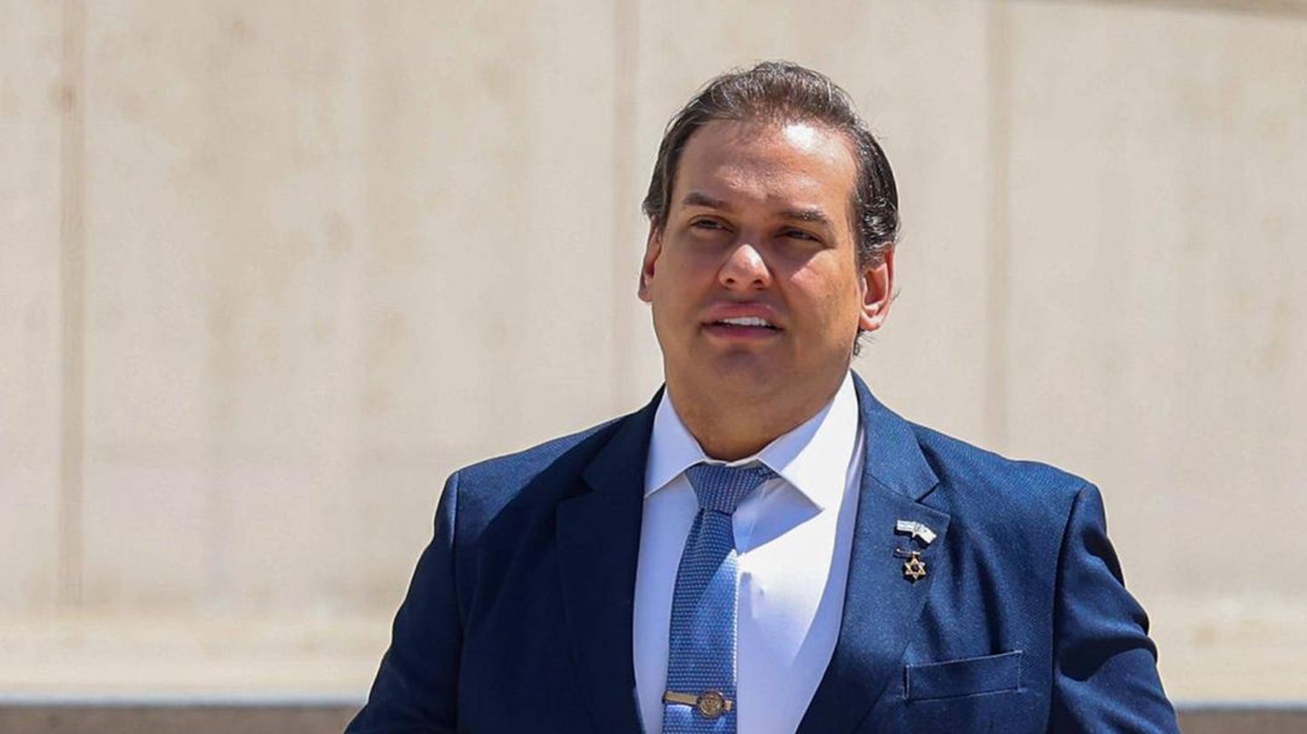 Der Republikaner George Santos, begnadigt von Donald Trump