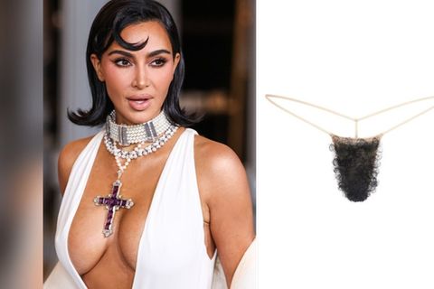Kim Kardashian und ihr Schamhaar-String.