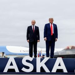 Donald Trump und Putin in Alaska