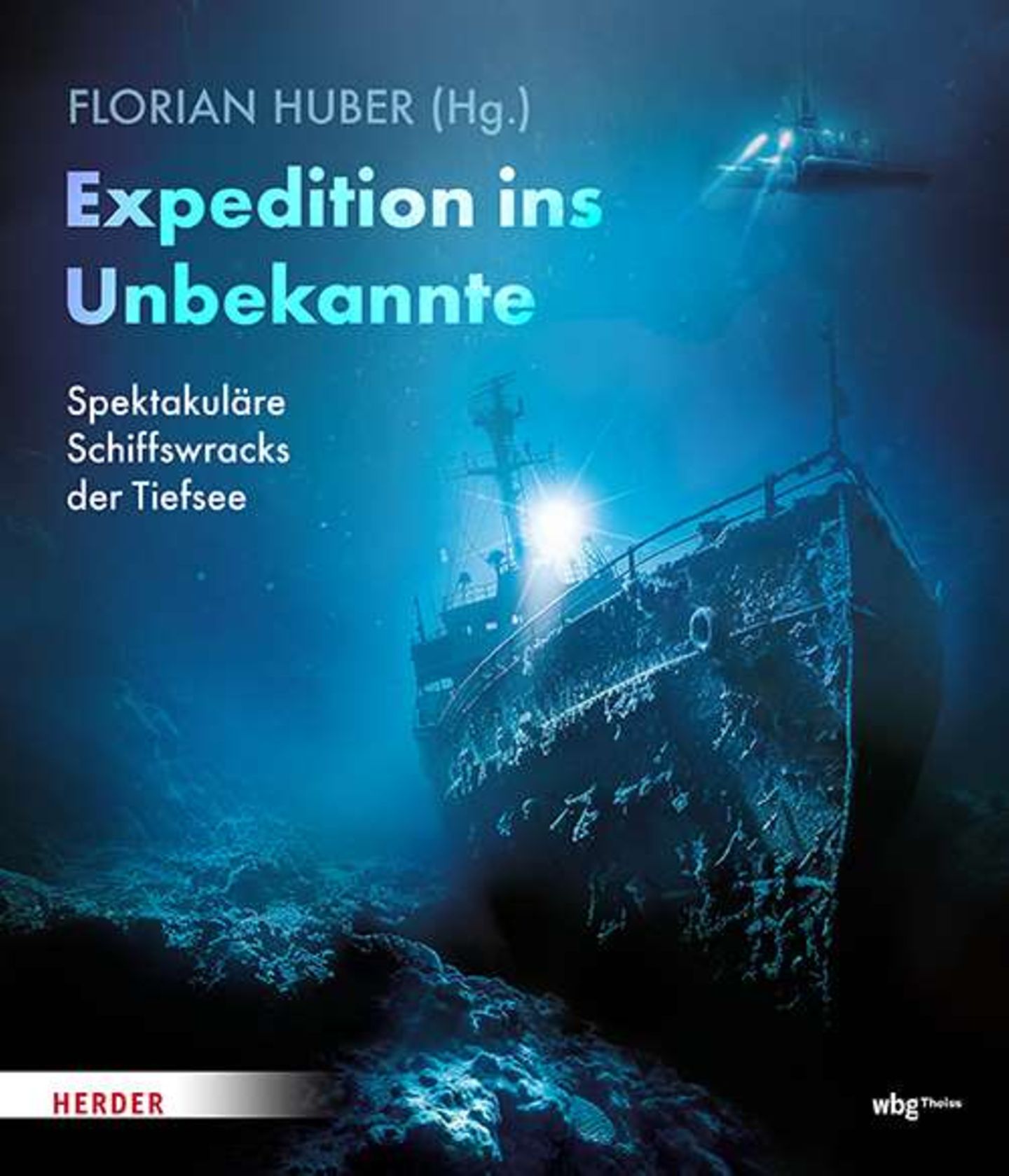 Tiefsee-Archäologie in spektakulären Bildern: Mit welcher Technik findet man Wracks und ihre Schätze in der Tiefsee, wo Menschen nicht mehr tauchen können? Welche Überraschungen bergen die versunkenen Schiffe? Antworten und viele Bilder von legendären Wracks in aller Welt finden sich im neuen Bildband "Expedition ins Unbekannte", herausgegeben vom Unterwasserarchäologen Florian Huber, Verlag Theiss/Herder, 208 Seiten, 160 Abbildungen, 45 Euro