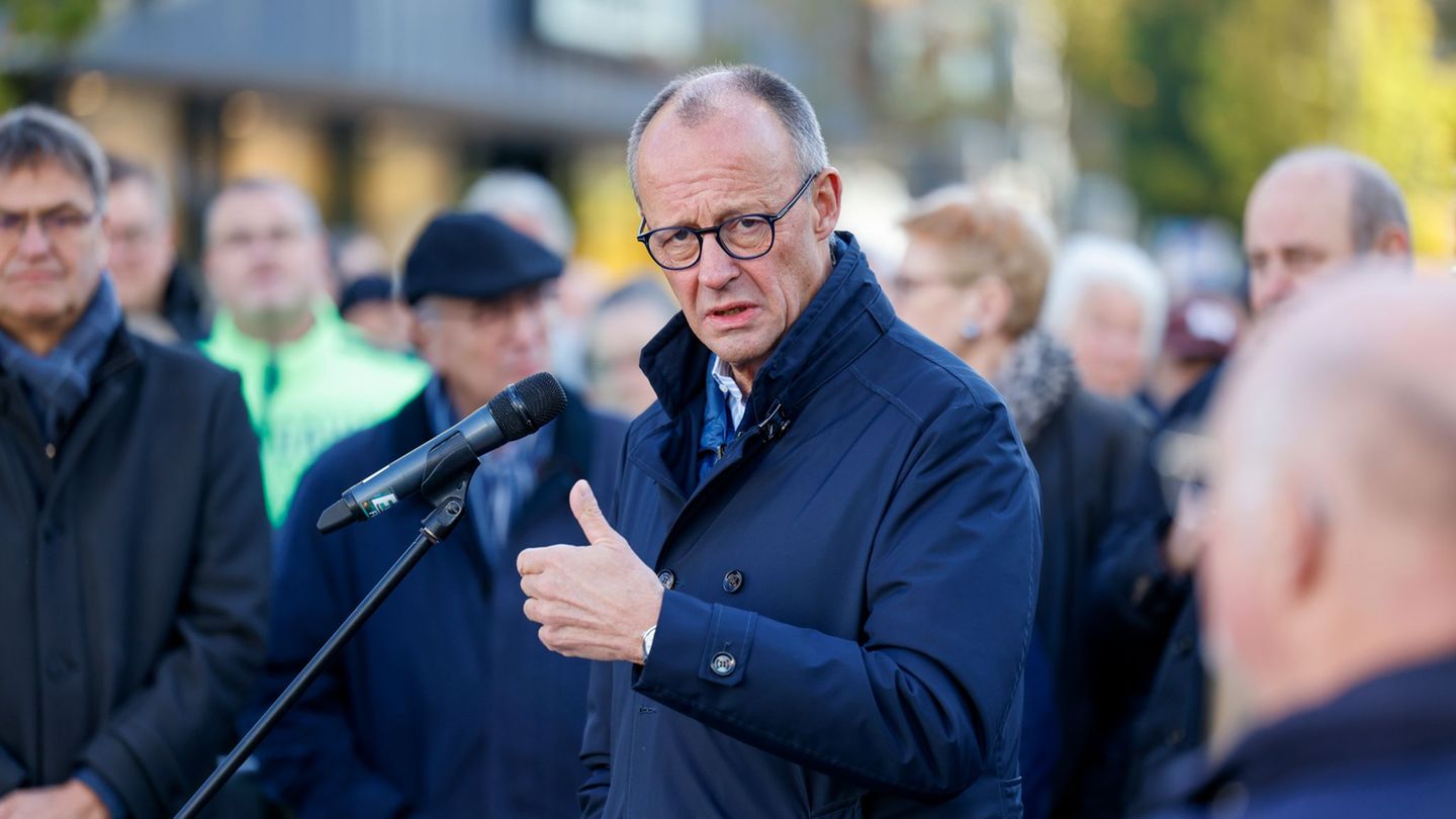 CDU-Chef Merz zieht eine rote Linie: Mit ihm als Parteivorsitzenden gibt es keine Zusammenarbeit mit der AfD. Foto: Thomas Banne