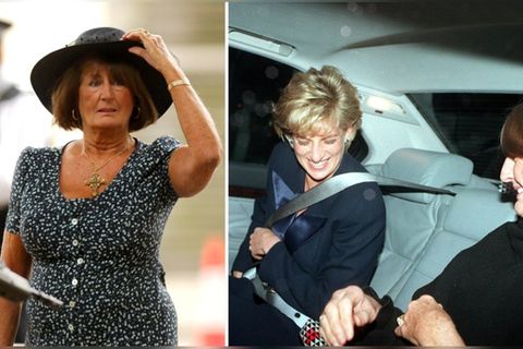 Annabel Goldsmith begleitete Prinzessin Diana (Mitte) über viele Jahre hinweg.