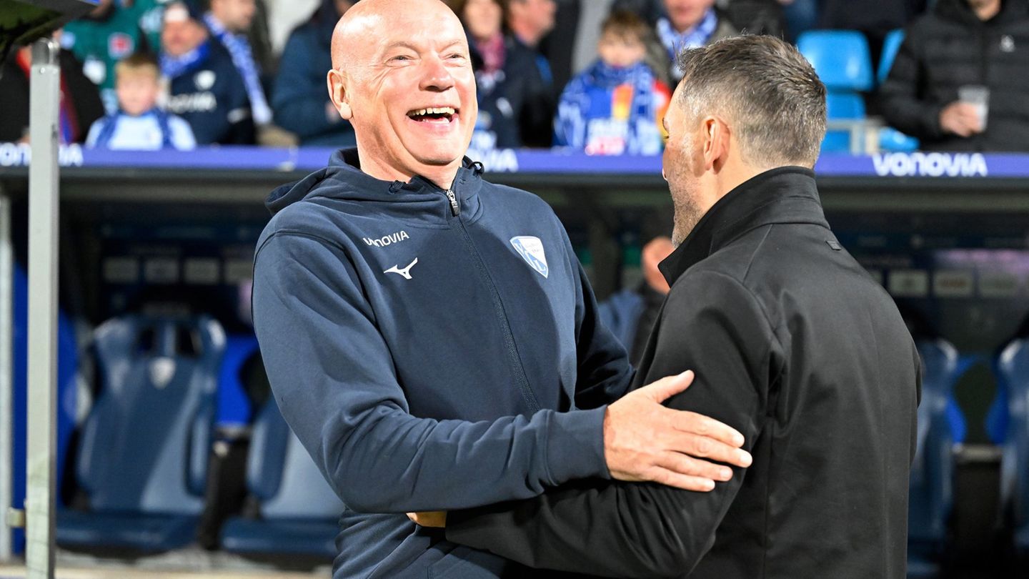 Uwe Rösler hatte bei seiner Rückkehr als Trainer nach Deutschland Grund zur Freude Foto: Ulrich Hufnagel/dpa