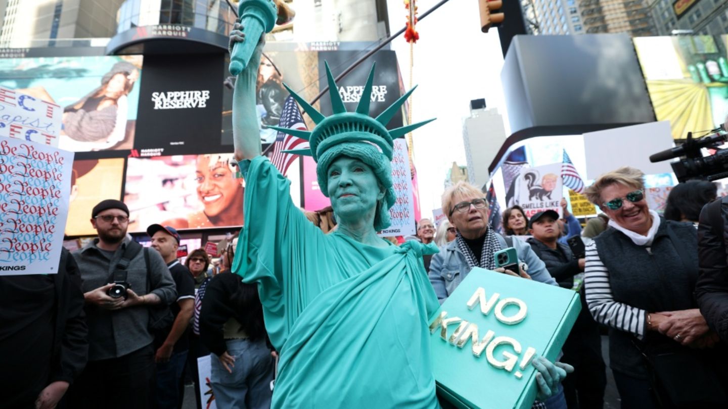 Protest gegen Donald Trump in New York