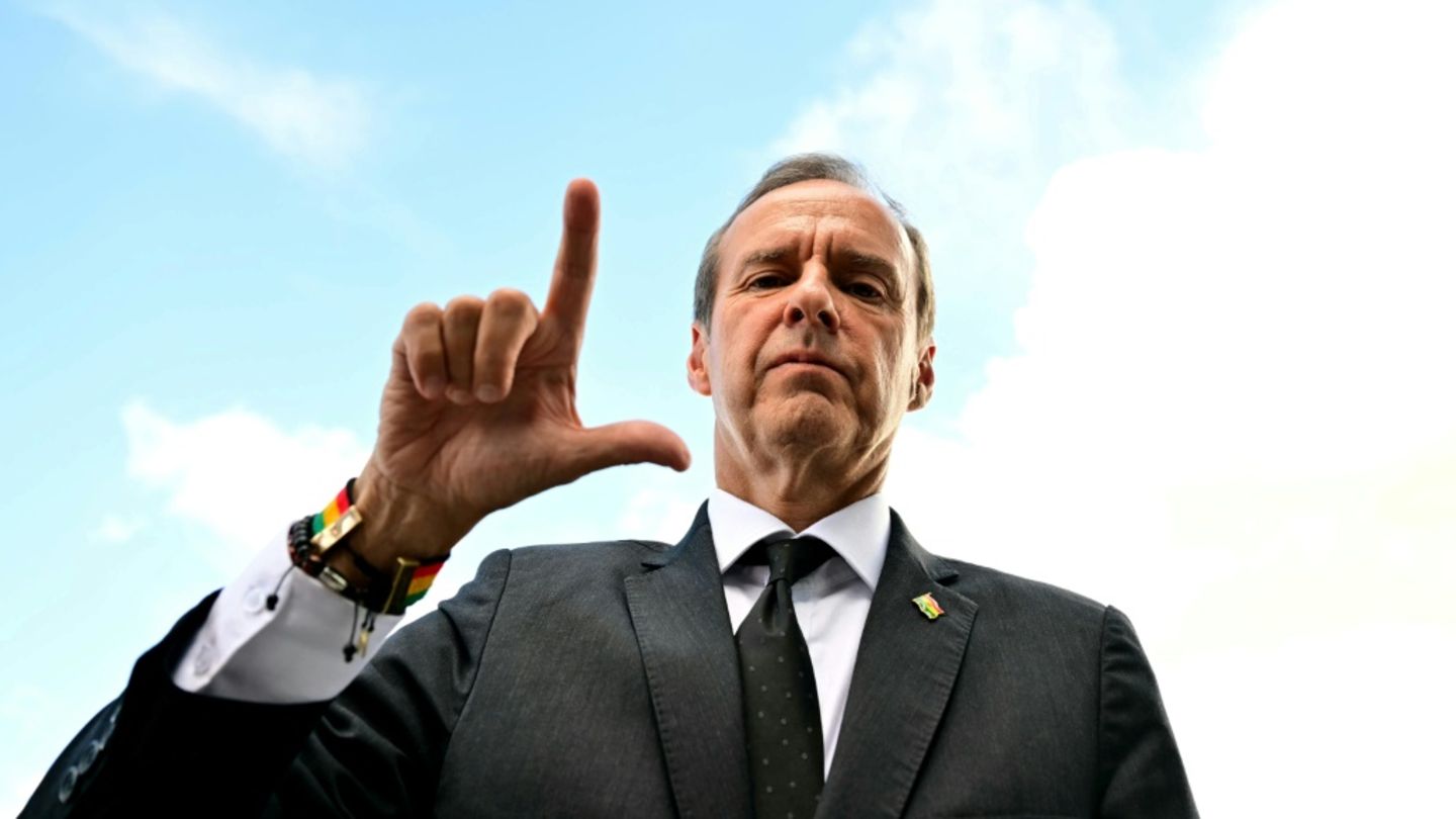 Der bolivianische Präsidentschaftskandidat Quiroga
