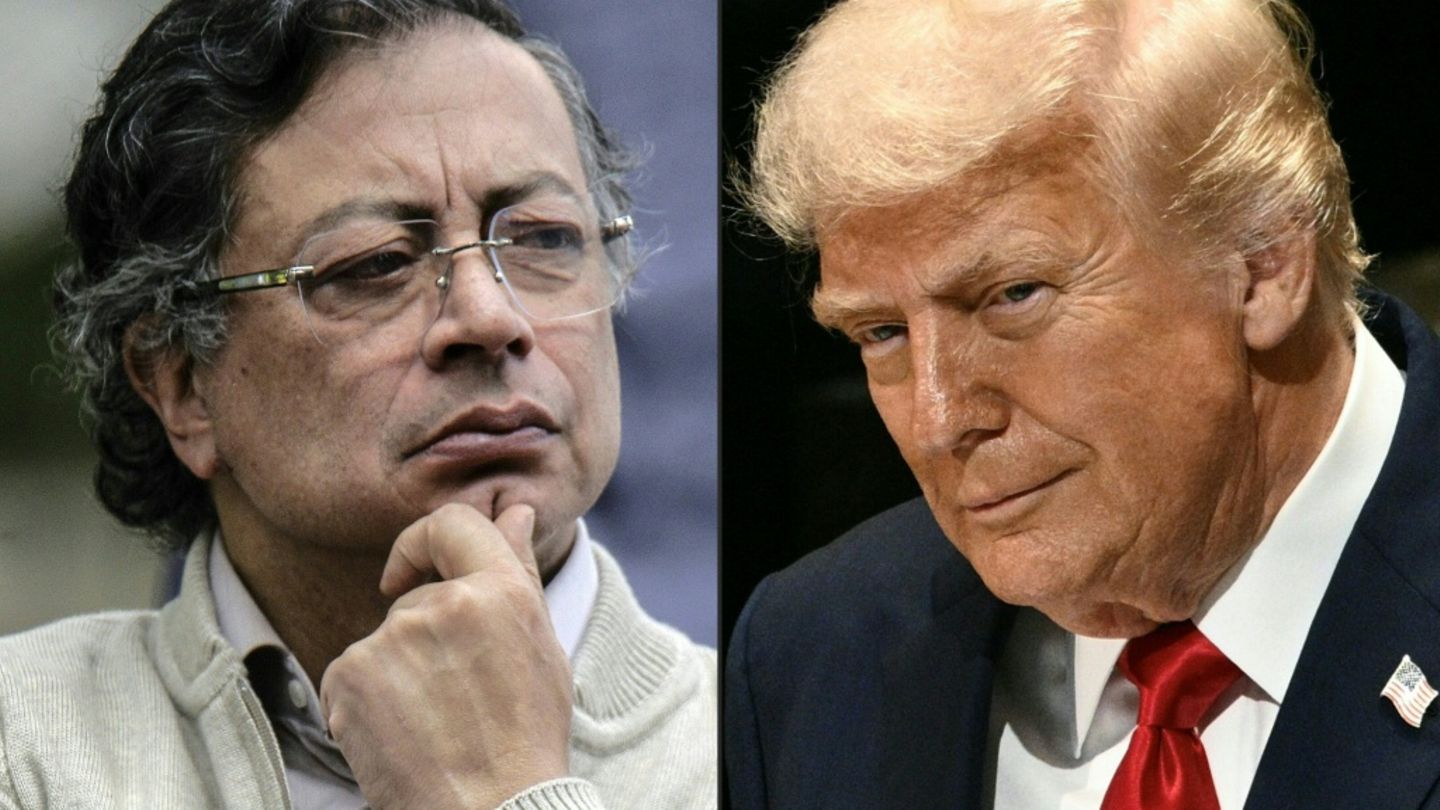 Gustavo Petro und Donald Trump