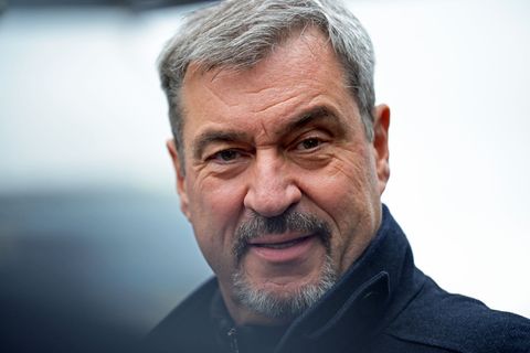 Bayerns Ministerpräsident Söder misst dem Bürgerentscheid über Olympia große Bedeutung über München hinaus bei. Foto: Malin Wund
