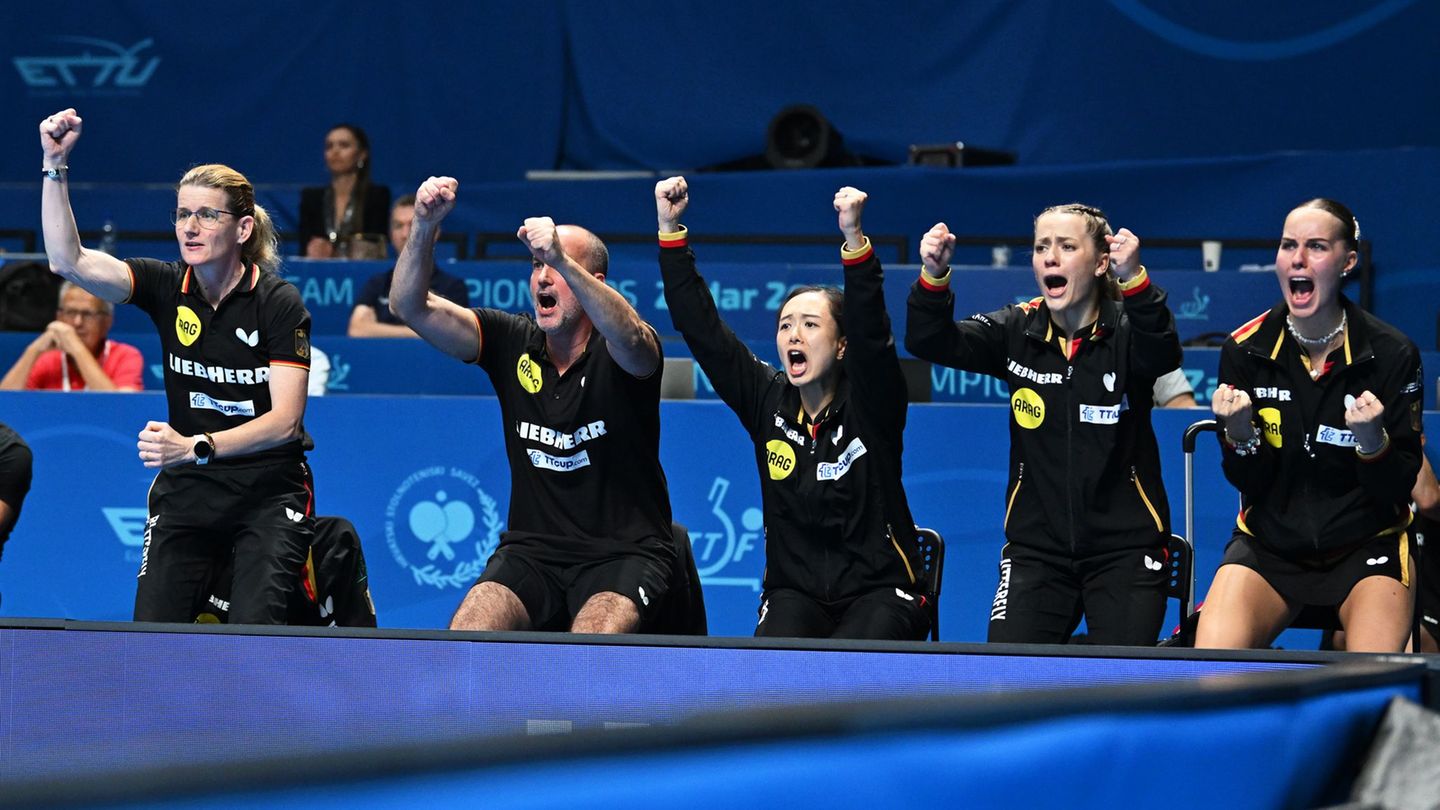 European Table Tennis Championships: Kaufmann celebrates: Tenth European Championship title for the table tennis team