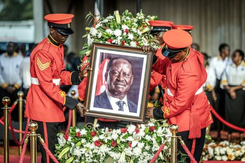 Staatsbegräbnis für Raila Odinga